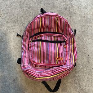 Shabby chic BoHo large backpack